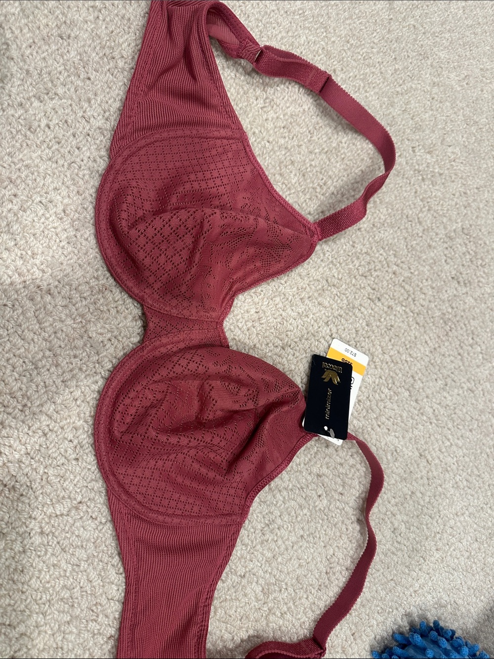 Wacoal Unlined Mesh Bra - Rose